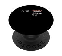 Experts du théoricien du Complot Contre théoriciens du Complot PopSockets PopGrip Adhésif