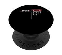 Experts du théoricien du Complot vs théoriciens du Complot PopSockets PopGrip Adhésif