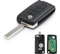 ExpertTech clé télécommande Vierge 3 Boutons Compatible Citroen C3 Phase 2 DS3 Jumpy Berlingo éléctronique CE0536 ID46 433 MHz FSK à Programmer