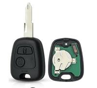 ExpertTech clé télécommande Vierge Compatible Peugeot 206 206 + 206 CC électronique ID46 433 MHz 2 Boutons ne72