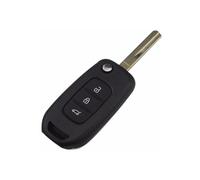 ExpertTech clé télécommande Vierge Compatible Renault Twingo 3 Master 3 Traffic 3 électronique a Programmer 4A hitag AES 433 MHz 2 Boutons