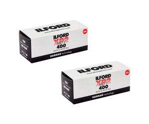 EXPIRED 2 Rolls x ILFORD XP2 400 Black & White 120 Medium Format Film 04/2025