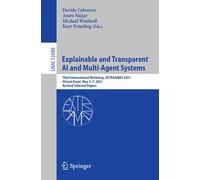 Explainable And Transparent Ai And Multi-Agent Systems