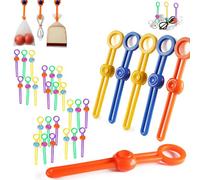 Explainout Multi-purpose Sealer - 50Pcs Reusable Food Sealing Strap for a Variety of Food Bags, Simply Press the Button and Slide the Cap to the Appropriate Width Seal (20)