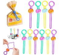 Explainout Multi-Purpose Sealer, Reusable Zip Ties, 2025 New Upgrade Detachable Sealing Ties for Food Bags Storage and Cables Organization for Home Kitchen Outdoor Picnic (10 Pcs,Random Color)