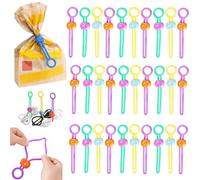 Explainout Multi-Purpose Sealer, Reusable Zip Ties, 2025 New Upgrade Detachable Sealing Ties for Food Bags Storage and Cables Organization for Home Kitchen Outdoor Picnic (30 Pcs,Random Color)