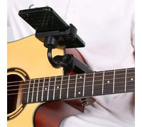 Explainout Phone Holder for Guitar Guitar Or Ukulele Magnetic Phone Holder, Adjustable Gu-itar Phones Holders Mount, for Live Broadcast Teaching Video Recording, View electronic sheet music (2PCS)