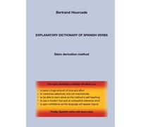Explanatory Dictionary Of Spanish Verbs - Stem Derivation Method