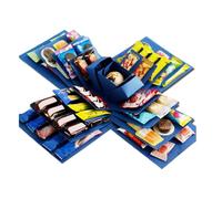 Exploding Box,Creative 5 Layer Reusable Home Decor | Merry Christmas Candy Box | For Birthday Wedding Party Serves As A Quick-Thanksgiving Holiday New Year's Eve Home Kids Adults Family Friends