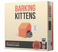 Exploding Kittens Barking Kittens | Extension | Jeu de Cartes pour Les Amoureux des Chats et des Explosions | A partir de 7 Ans | De 2 à 10 Joueurs | 15 Minutes par Partie | Espagnol