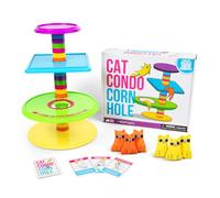 Exploding Kittens Cat Condo Cornhole | Hilarious Bean Bag Toss for Kids, Teens & Adults | Fast-Paced Party Activity for Family Night, Indoor & Outdoor Play