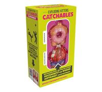 Exploding Kittens Catchables Lot de 2 jeux de chats donuts et chats bûcherons à collectionner - Temps de jeu : 10 minutes - Jeu de lancer pour fêtes et soirées familiales pour 2 à 4 adultes et enfants