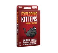 Exploding Kittens: Édition 2 Joueurs - Jeu de Cartes Famille pour Enfants dès 7 Ans - Evitez Les Chatons Explosifs - Jeu de Société pour 2 Joueurs - 10 Min - Version Française