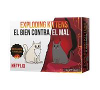 Exploding Kittens El Bien Contra El Mal Board Game Spanish Version Rouge Enfants