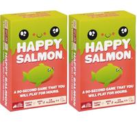 Exploding Kittens Happy Salmon, 3-8 Players, Ages 6+ Group Card Game (Lot de 2)