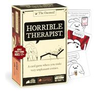 Exploding Kittens - Horrible Therapist: Extra Horrible Edition 3-8 Players - Ages 17+ - 15 Minutes to Play - Comic Building Game - Party Game, Family Game Night, Card Game, White
