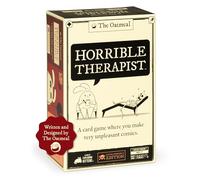 Exploding Kittens Thérapeute horrible : Édition Extra Horrible 3 à 8 joueurs, à partir de 17 ans, 15 minutes de jeu, jeu de cartes de construction de bande dessinée, idéal pour les fêtes, soirées de