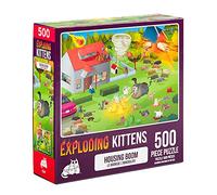 Exploding Kittens - 500 Piece Jigsaw Puzzle | Housing Boom, Jigsaw Puzzles for Adults, Cat Puzzle, Art Puzzle