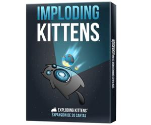 Exploding Kittens Imploding Kittens | Extension | Jeu de Cartes pour Les Amoureux des Chats et des Explosions | A partir de 7 Ans | De 2 à 6 Joueurs | 15 Minutes par Partie | Espagnol