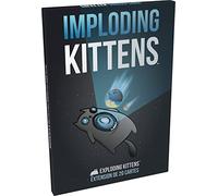 Exploding Kittens : IMPLODING Kittens Extension - Version Française - Jeu d'Ambiance pour Enfants dès 7 Ans - Jeu de Société avec Cartes Hilarantes - 2 à 6 Joueurs - 15 Min