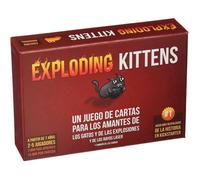 Exploding Kittens - Jeu De Cartes En Espagnol, 7+ Ans - Ekiek01es