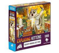 Exploding Kittens Jigsaw Puzzles for Adults - Feline of Unusual Size - 1000 Piece Jigsaw Puzzles for Family Fun & Game Night