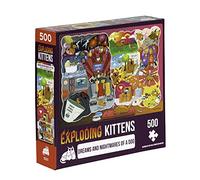 Exploding Kittens Jigsaw Puzzles for Adults - The Dreams & Nightmares of a Dog - 500 Piece Jigsaw Puzzles for Family Fun & Game Night