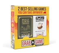 Exploding Kittens Mini-Travel Game Bundle - Poetry for Neanderthals & Really Loud Librarians - Family Games Bundle for All Ages - Great for Game Night, Travel-Friendly Word Guessing Game