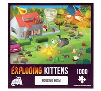 Exploding Kittens Jigsaw Puzzles for Adults - Housing Boom - 1000 Piece Jigsaw Puzzles For Family Fun & Game Night