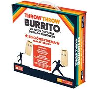 Exploding Kittens Throw Throw Burrito Édition Extrême pour extérieur | Jeu pour fêtes de Ballon Prisonnier | À partir de 7 Ans | De 2 à 6 Joueurs | 15 Minutes par Partie | Espagnol