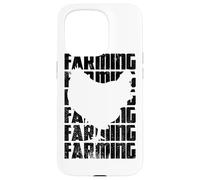 Exploitation agricole Éleveur de bétail Terres agricoles Coque pour iPhone 15 Pro