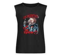 Exploited Fuck The System Vest Tank T-Shirt Black Unisex Mens Sleeveless Tops Tees L