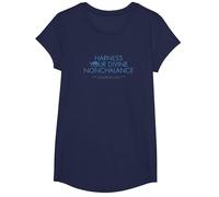 Exploitez Votre Nonchalance Divine T-Shirt, Fille, Bleu Marine, M