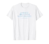 Exploitez Votre Nonchalance Divine T-Shirt, Homme, Blanc, M