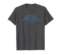 Exploitez Votre Nonchalance Divine T-Shirt, Homme, Chiné Foncé, M