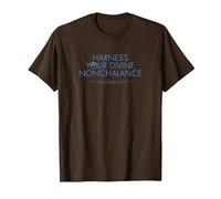 Exploitez Votre Nonchalance Divine T-Shirt, Homme, Marron, M