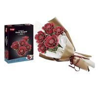 EXPLORA - Bouquet De Fleurs Rose - Puzzles 3D - 540506-312 pièces - sans Colle Ni Ciseaux - Educatif - Jeu de Construction - Cadeau Enfant - Maquette - Educatif et Ludique - À Partir de 8 Ans