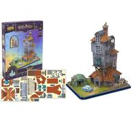 EXPLORA - Le Terrier La Maison des Weasley Harry Potter Puzzle 3D Dès 8 ans | Licence Officiel - 103 pièces - Sans Colle Ni Ciseaux - Jeu de Construction - Cadeau - Maquette - 540309