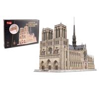 EXPLORA - Notre Dame De Paris - Puzzles 3D - 540040-293 Pièces - Monument Historique - Niveau 10 - sans Colle Ni Ciseaux - Educatif - Paris - Jeu de Construction - Maquette - À Partir de 8 Ans