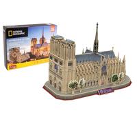 EXPLORA - Notre Dame De Paris - Puzzles 3D - 540202-128 Pièces - Monument Historique - Niveau 5 - sans Colle Ni Ciseaux - Paris - Construction - Licence National Géographic - À Partir de 8 Ans