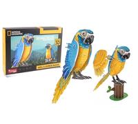EXPLORA - Perroquet - Puzzles 3D - 540212-94 Pièces - Animaux - Niveau 4 - sans Colle Ni Ciseaux - Oiseau - Construction - Licence National Géographic - Jeu de Construction - À Partir de 8 Ans
