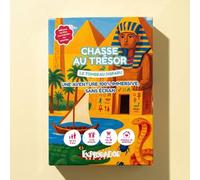 Explorador Kit Chasse au Trésor & Enquête pour Enfant 6-8 Ans - Le Tombeau Disparu (Égypte) - Jeu Éducatif Audio et Physique (+75 Min de Jeu)