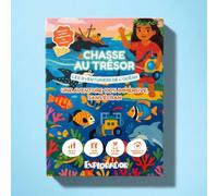Explorador Kit Escape Game & Enquête 9-11 Ans - Les Aventuriers de l'Océan - Jeu Éducatif Audio et Physique (+90 Min de Jeu)