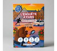 Explorador Kit Escape Game & Enquête Ado 12-14 Ans - Disparition au Louvre - Jeu de Société Audio et Physique (+90 Min)