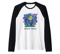 Explorateur de Grenouille Spatiale Galactique Manche Raglan
