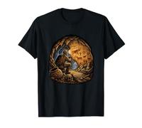 Explorateur de grottes préhistorique Pétroglyphes Archéologie T-Shirt