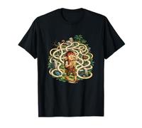 Explorateur de la Jungle Perdu dans Le Chemin du Labyrinthe Fou T-Shirt