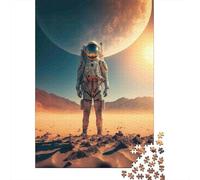 Explorateur de Planète Désertique Casse-tête Monde Extraterrestre 1000 Pièces Papier Recyclé pour Adultes - Activité Maison Ludique et Stimulante, Idée Cadeau Parfaite 52x38cm/1000pcs