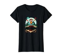 Explorateur de Plein air Pre-K Adventure Boy Wilderness Seeker T-Shirt, Femme, Noir, XS