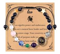 Exploration de la beauté naturelle : ingrédients organiques, recommandé pour le visage, bracelet avec 12 constellations, bracelet en corde réglable, perles de main, perles planètes, montre en bois